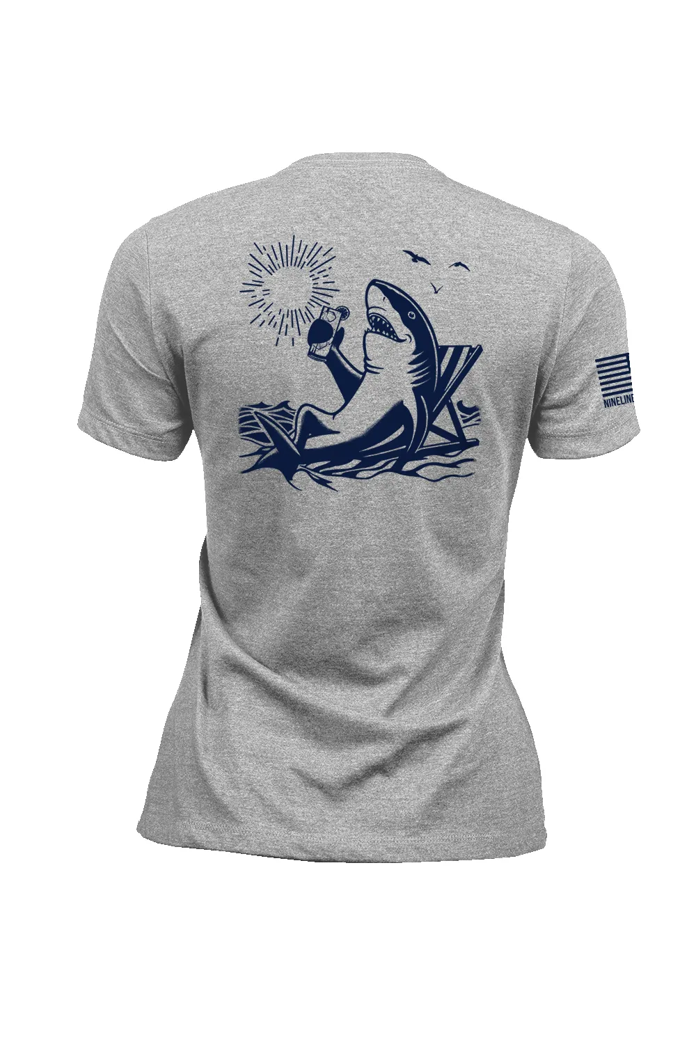 Beach Shark - Women's T-Shirt sold by Nine Line