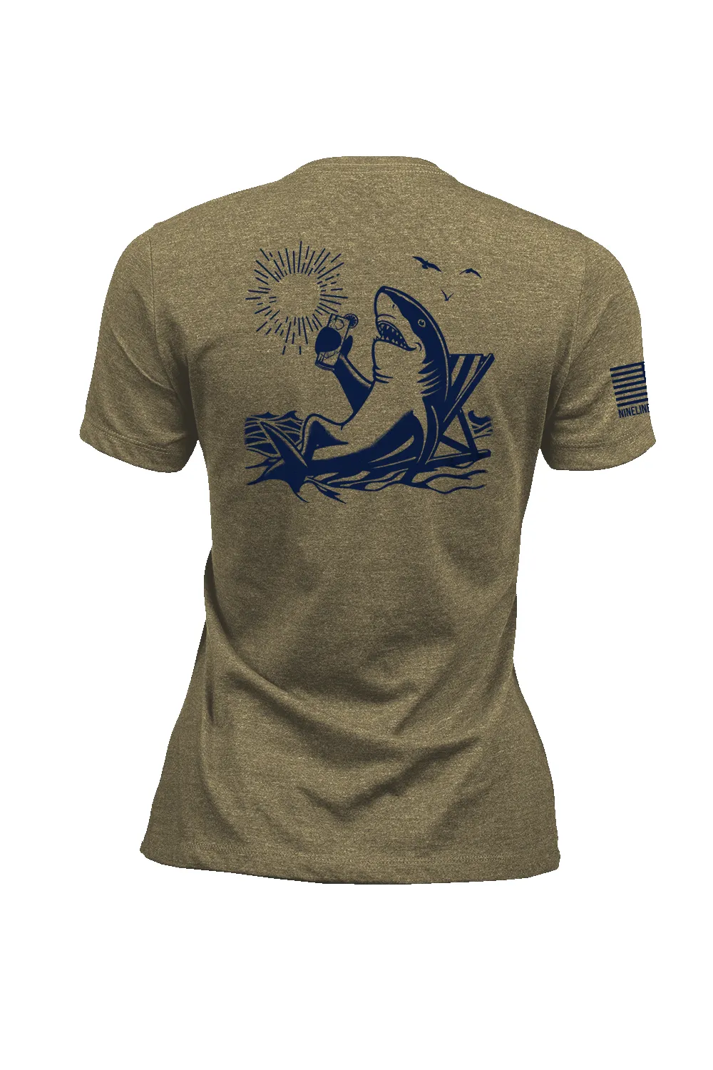 Beach Shark - Women's T-Shirt sold by Nine Line product image thumbnail 5