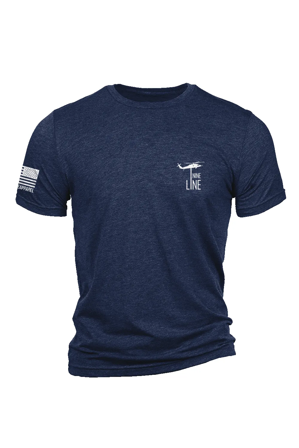 Thin Blue Line - Tri-Blend T-Shirt sold by Nine Line product image thumbnail 2