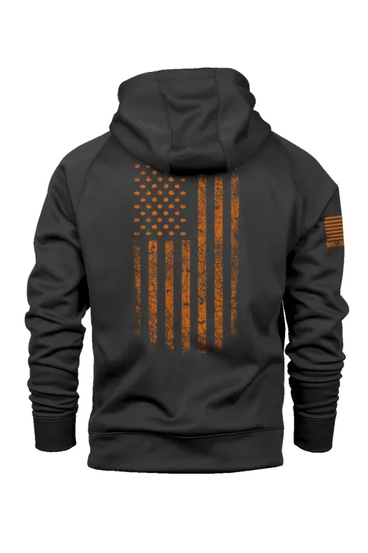 Spooky Amer - Raglan Tailgater Hoodie sold by Nine Line