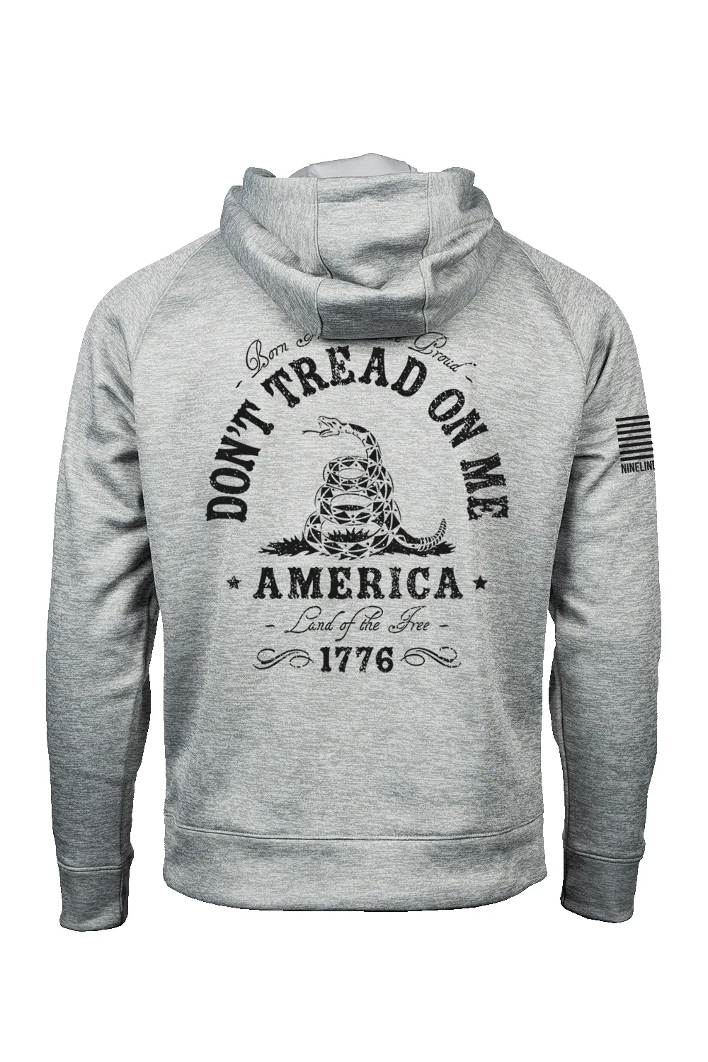 Don't Tread on Me - Raglan Tailgater Hoodie sold by Nine Line product image thumbnail 5
