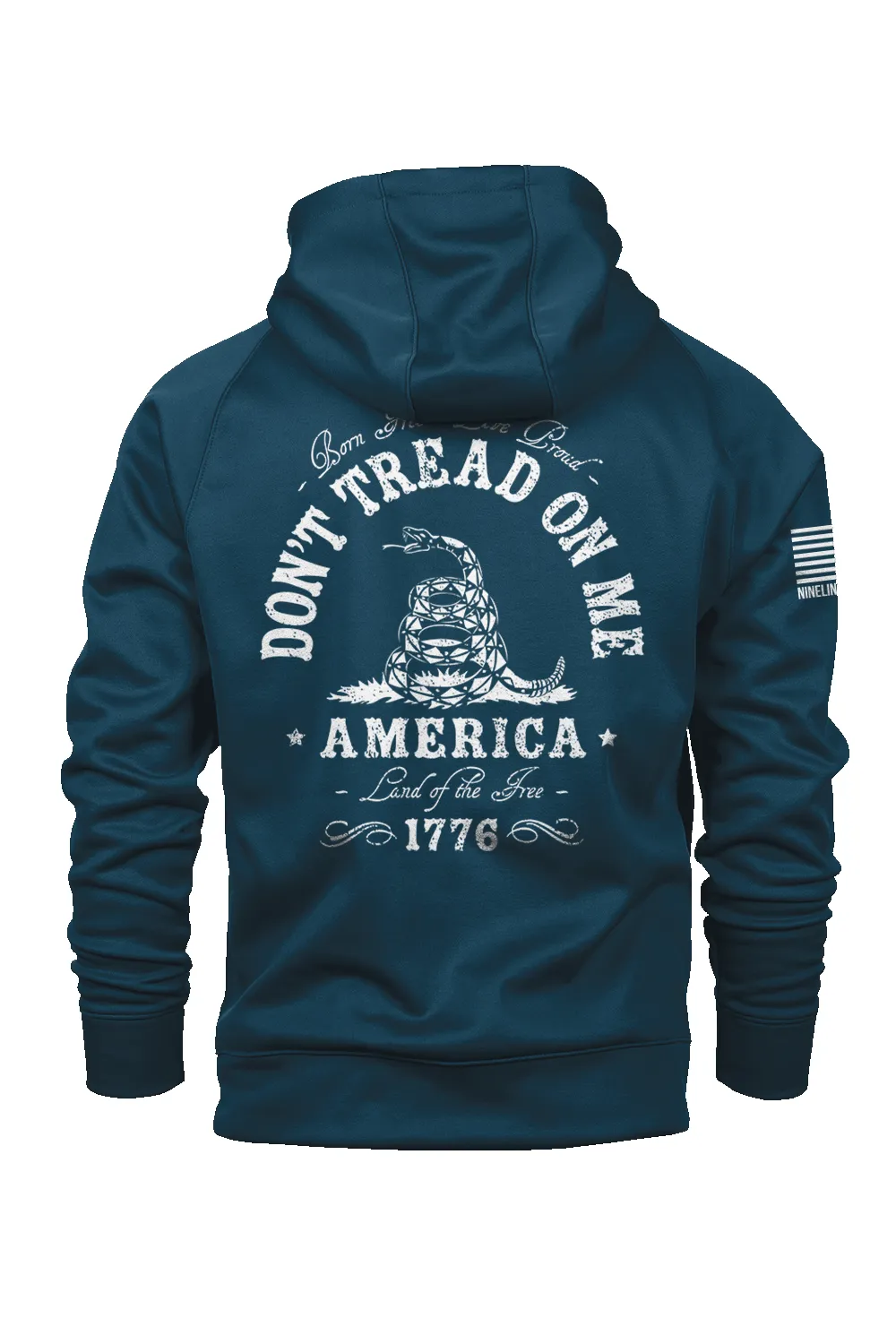 Don't Tread on Me - Raglan Tailgater Hoodie sold by Nine Line product image thumbnail 3