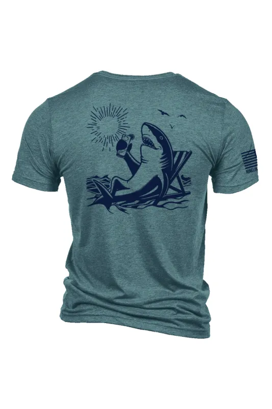 Beach Shark - T-Shirt sold by Nine Line