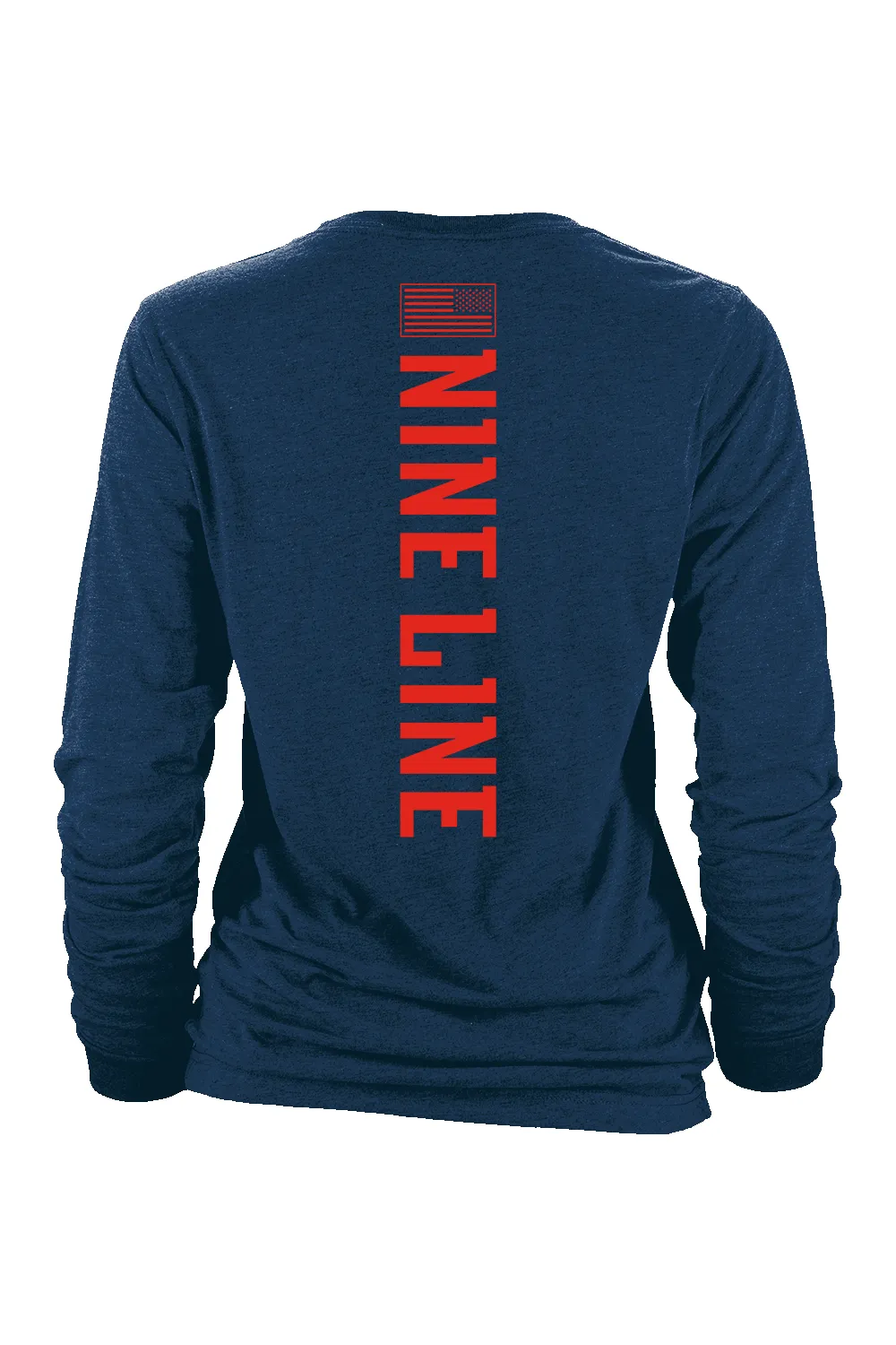 Basic Stamp Logo - Long Sleeve T-Shirt sold by Nine Line product image thumbnail 3