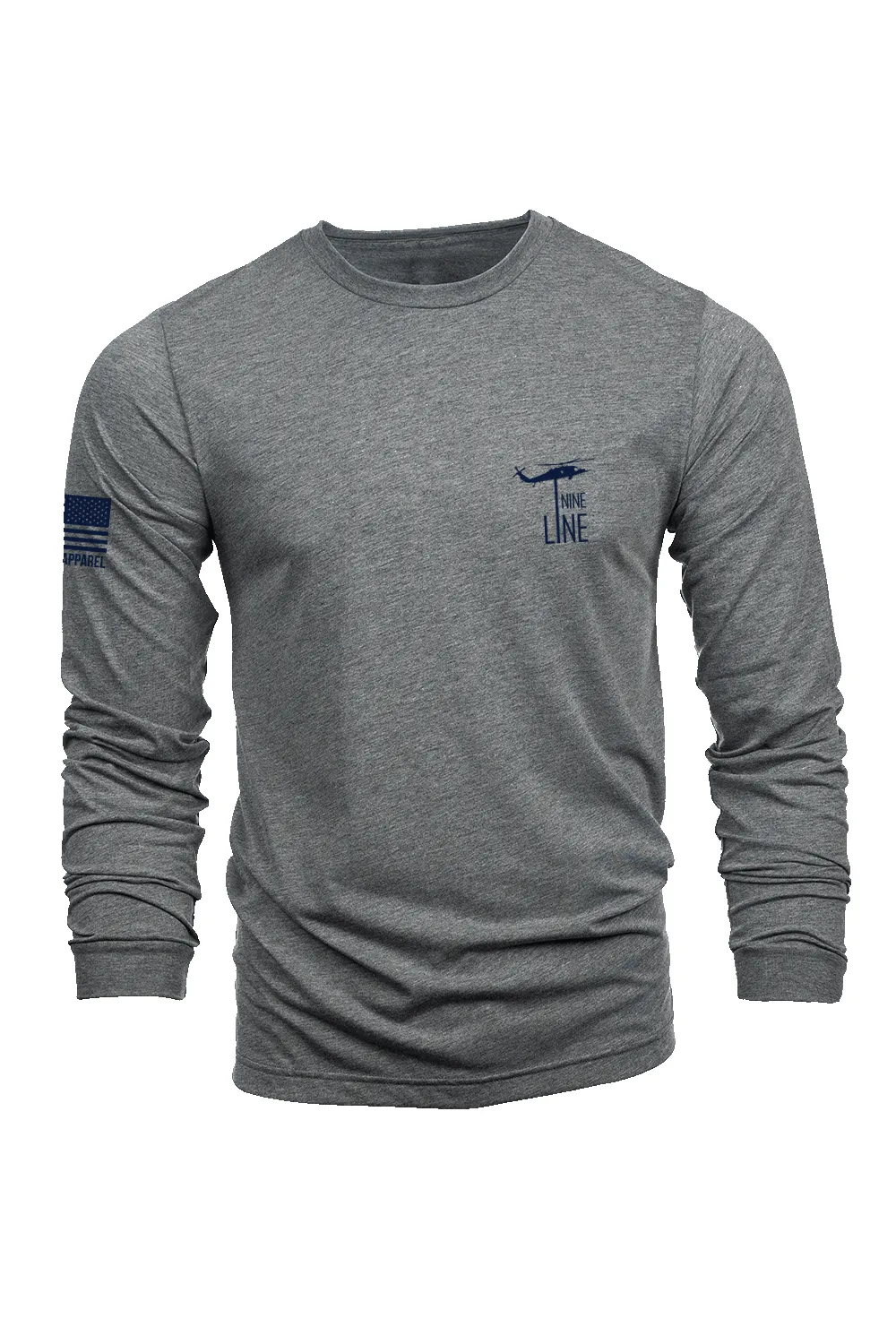 Beach Shark - Long Sleeve T-Shirt sold by Nine Line product image thumbnail 2