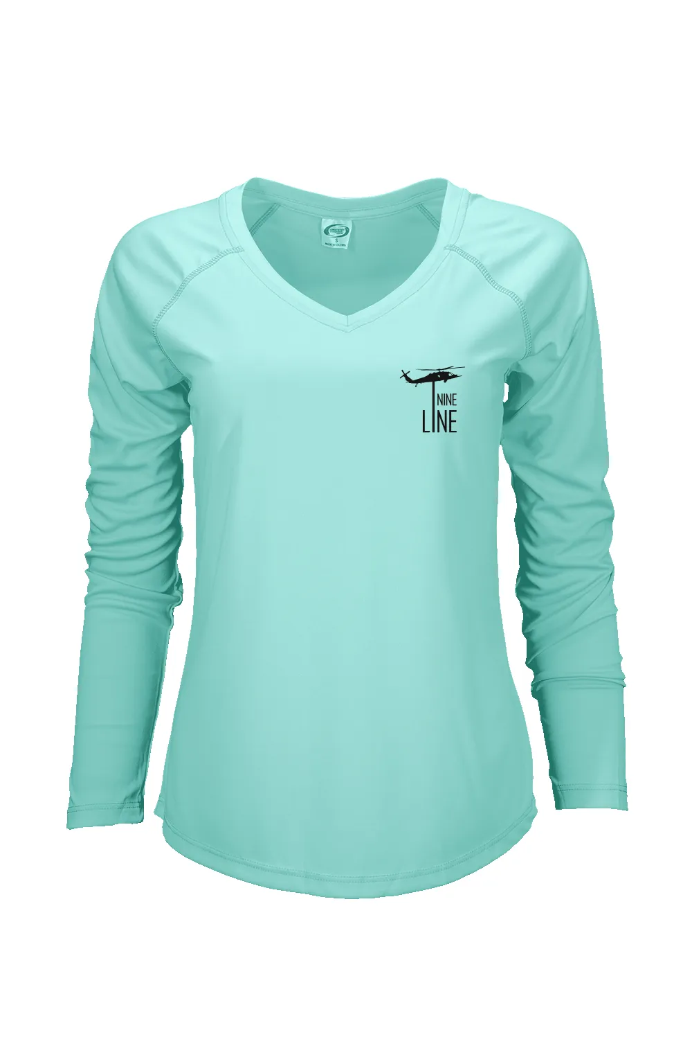 Dropline Logo - Women's Moisture Wicking T-Shirt sold by Nine Line product image thumbnail 3