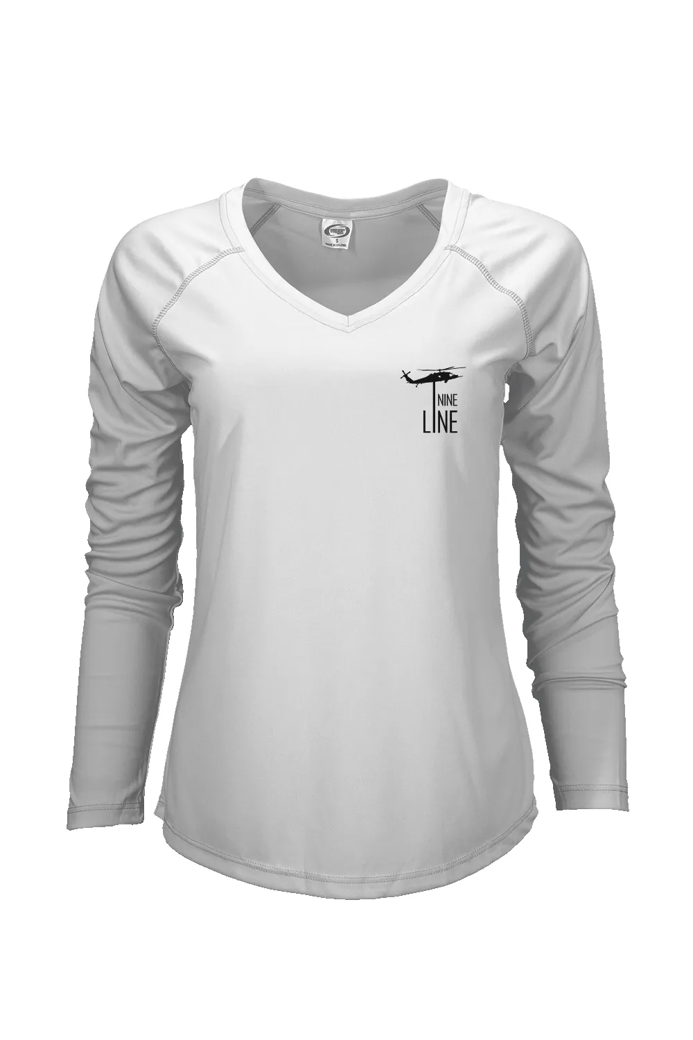 Dropline Logo - Women's Moisture Wicking T-Shirt sold by Nine Line