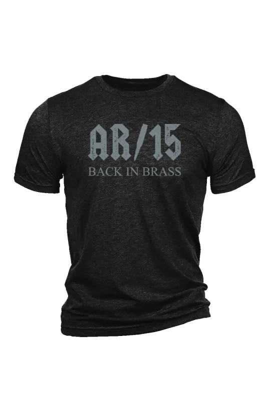 Enlisted 9 - Back In Brass -  Tri-Blend T-Shirt sold by Nine Line