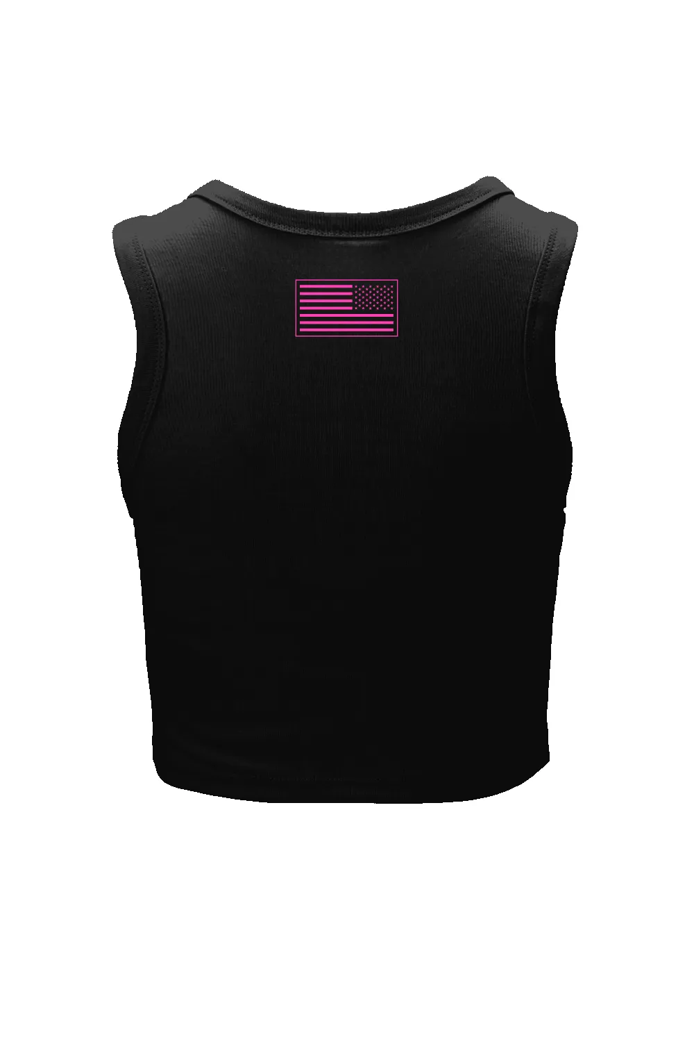 Crop Tank - NLA Basic Pink Logo sold by Nine Line product image thumbnail 2