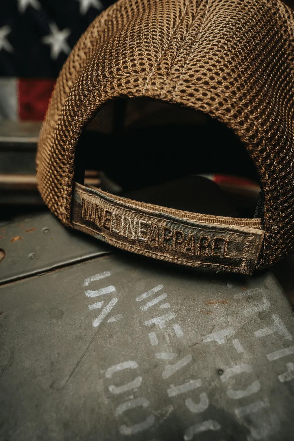 American Made Mesh Back Multicam Hat sold by Nine Line product image thumbnail 3