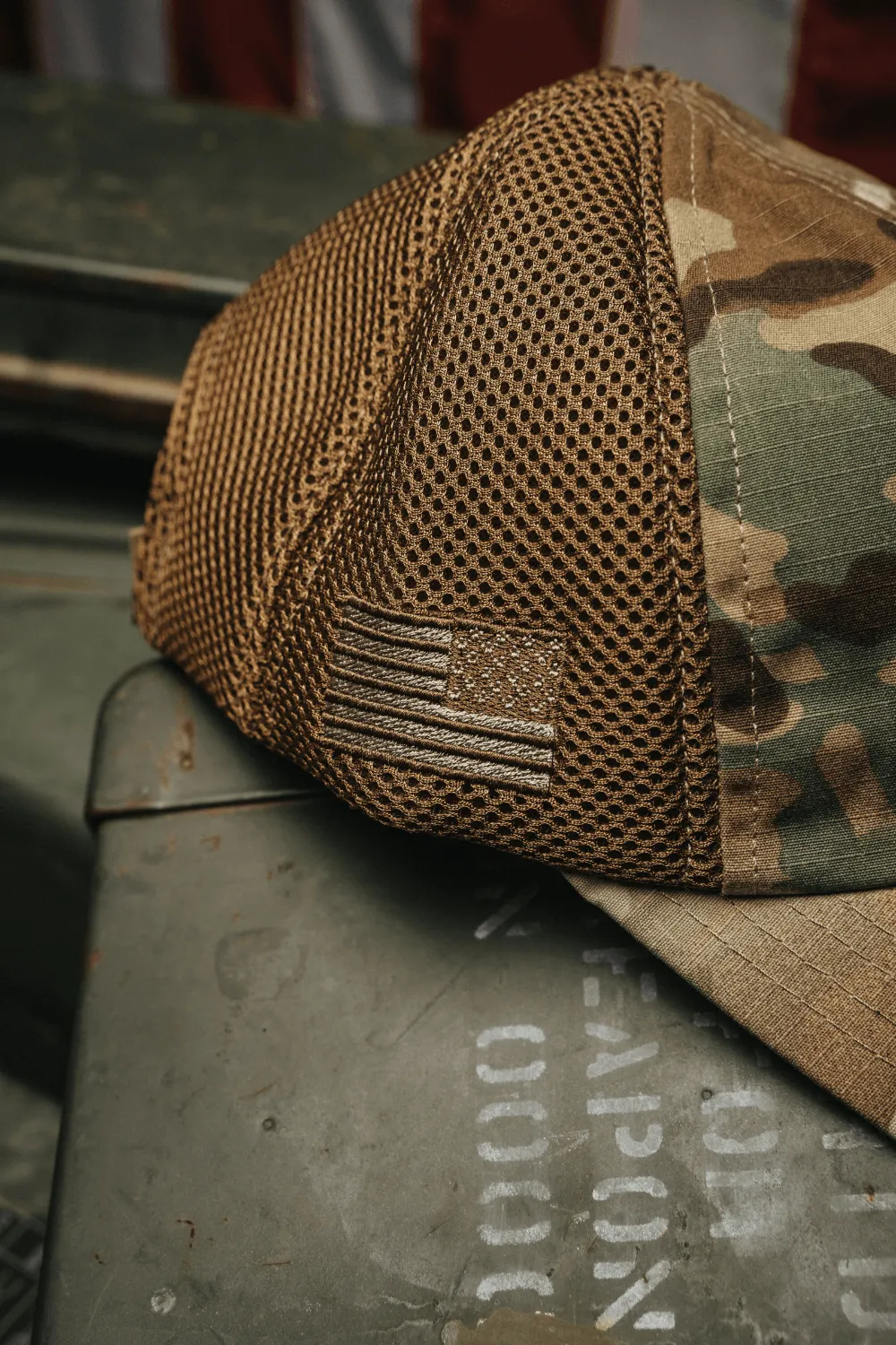 American Made Mesh Back Multicam Hat sold by Nine Line product image thumbnail 2