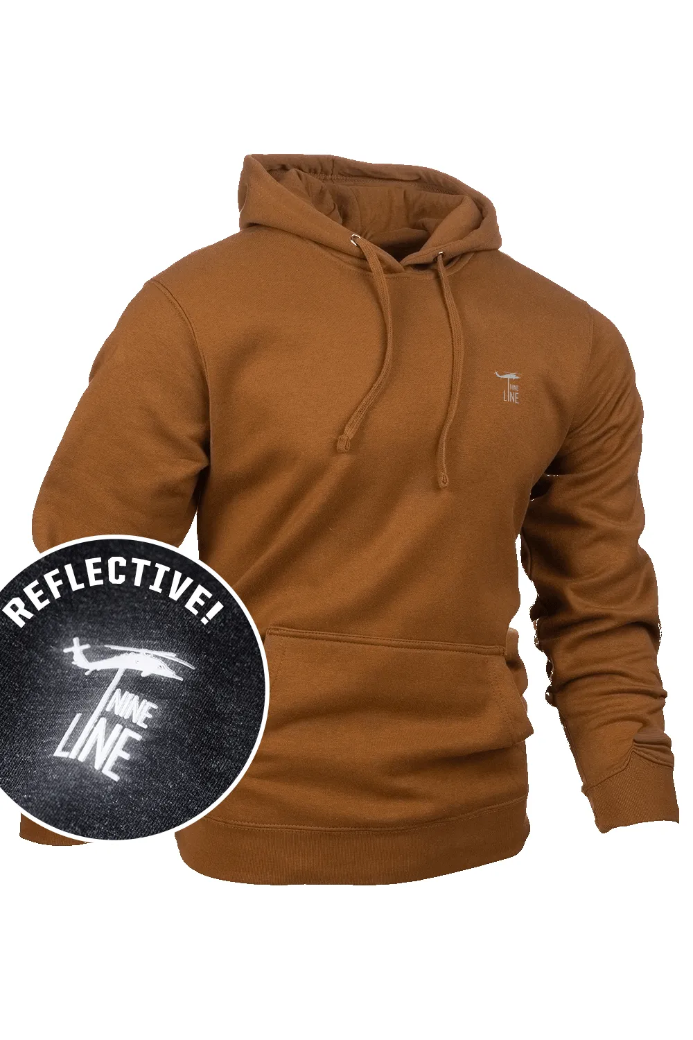 Reflective Dropline Logo - Hoodie sold by Nine Line product image thumbnail 5