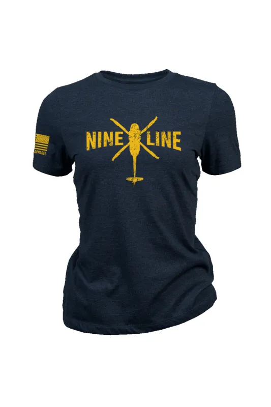 Nine Line Helo - Women's T-Shirt sold by Nine Line