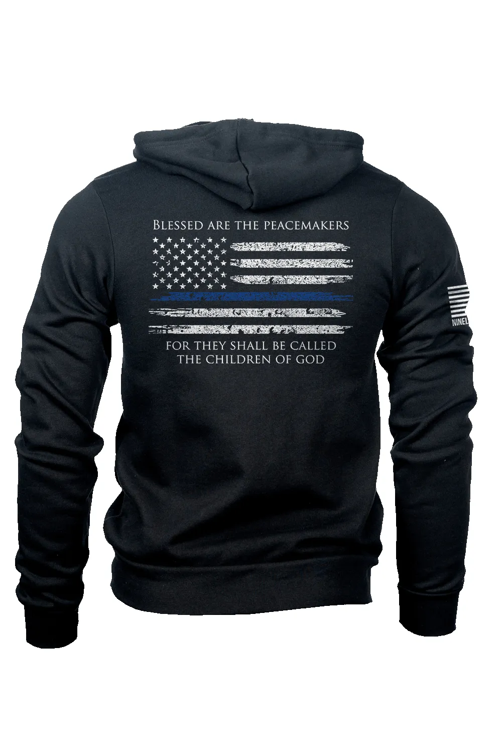 Thin Blue Line - Full-Zip Hoodie sold by Nine Line