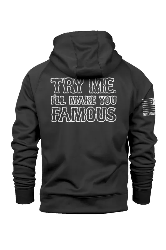Try Me | Undertaker - Raglan Tailgater Hoodie sold by Nine Line