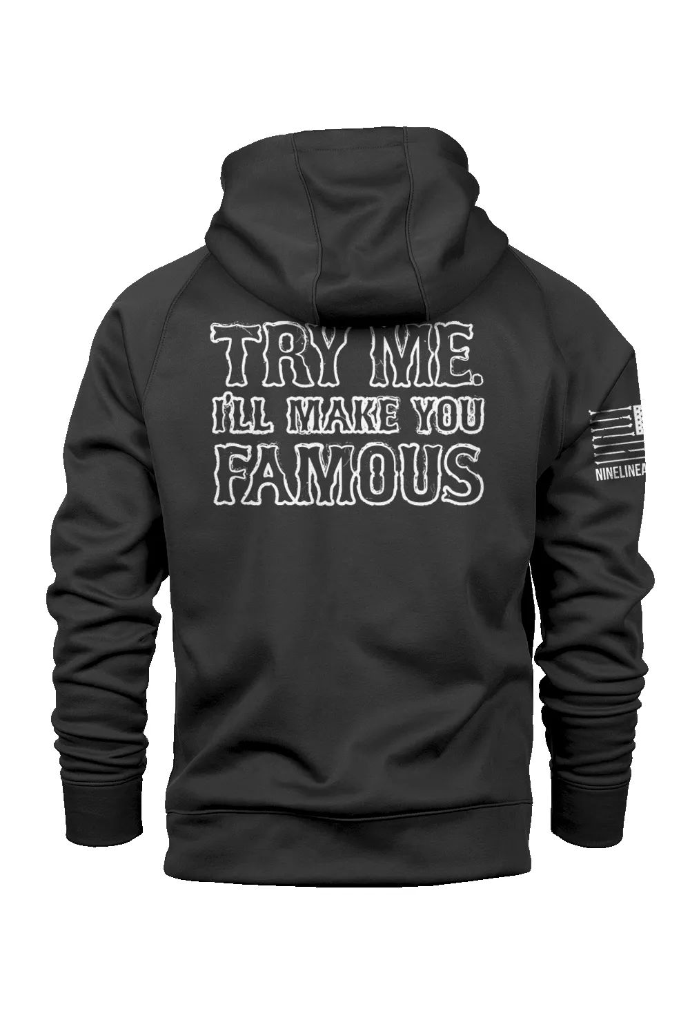 Try Me | Undertaker - Raglan Tailgater Hoodie sold by Nine Line