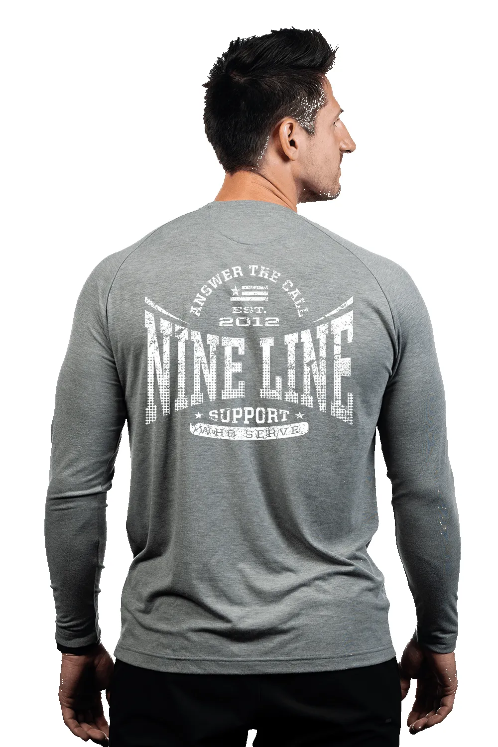 Support Who Serve - SFG Performance Tri-Blend Shirt sold by Nine Line