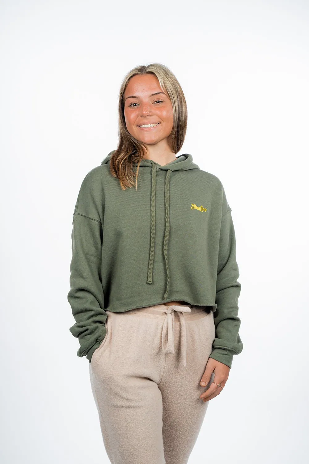 Women's Cropped Fleece Hoodie sold by Nine Line product image thumbnail 3