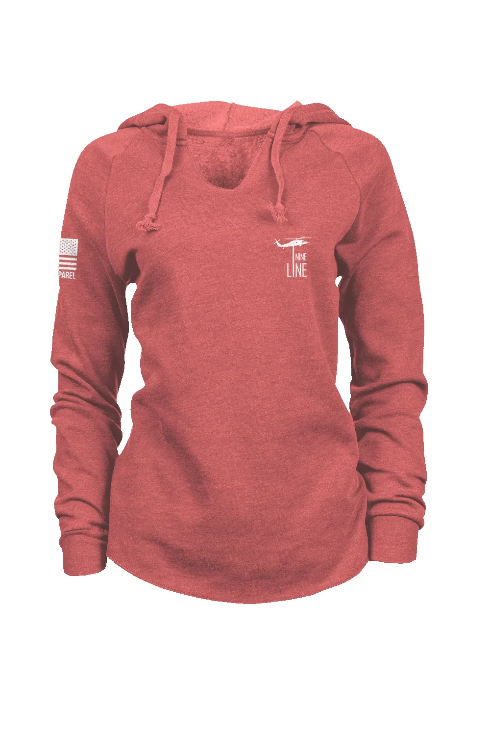 Basic - Lightweight Women's V-Neck Hoodie sold by Nine Line product image thumbnail 5