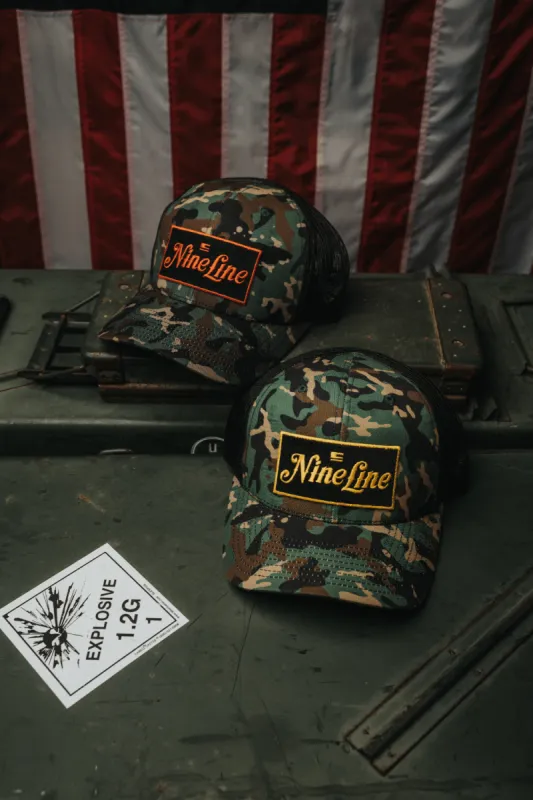 Camo Snapback Hat Collection sold by Nine Line