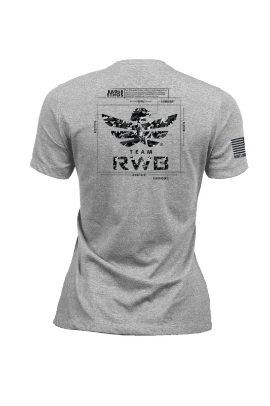 Team RWB Eagle Ethos Schematic - Women's T-Shirt sold by Nine Line