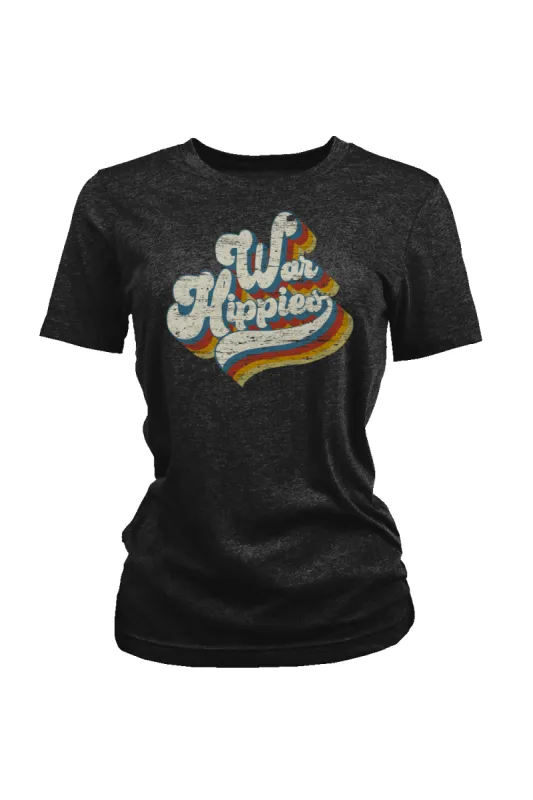 War Hippies - Retro - Women's T-Shirt sold by Nine Line