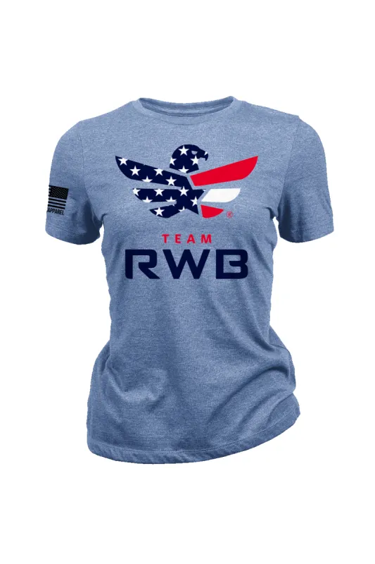 Team RWB Eagle Flag - Women's T-Shirt sold by Nine Line