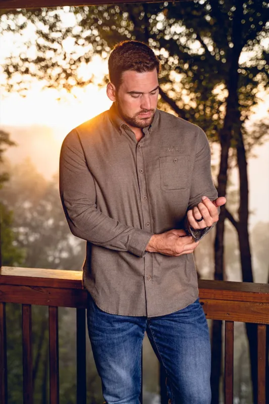 Men's Solid Flannel sold by Nine Line