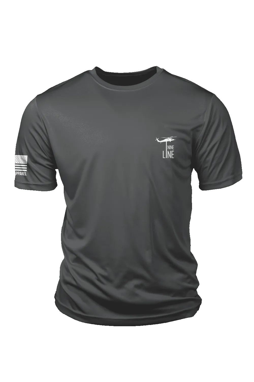 Because Of The Brave - Moisture Wicking T-Shirt sold by Nine Line product image thumbnail 4