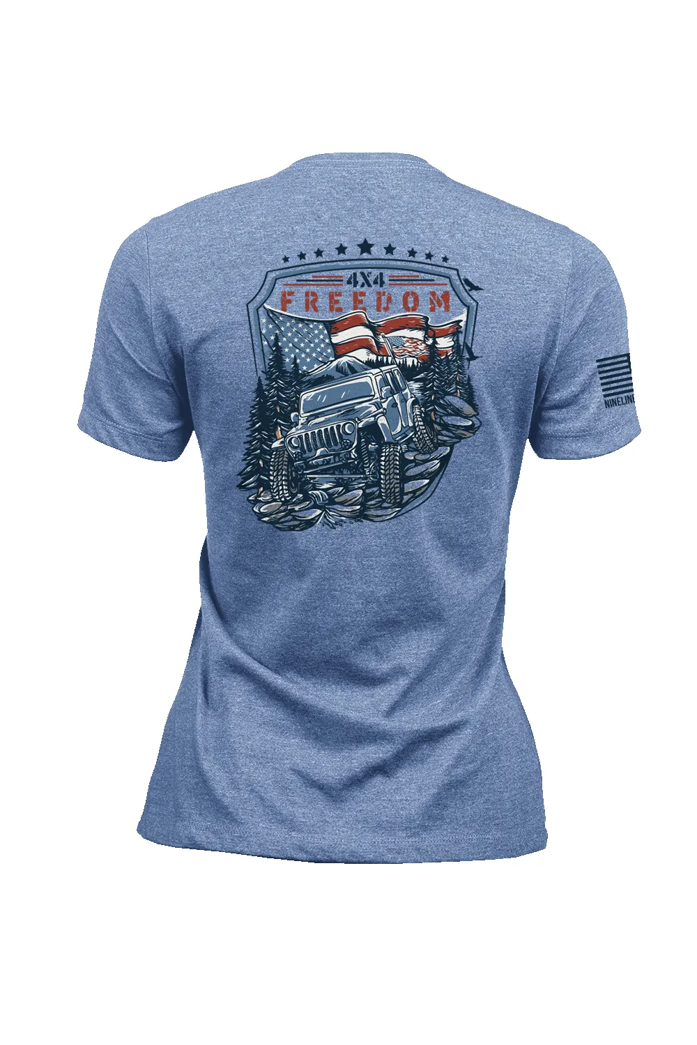 4x4 Freedom - Women's T-Shirt sold by Nine Line