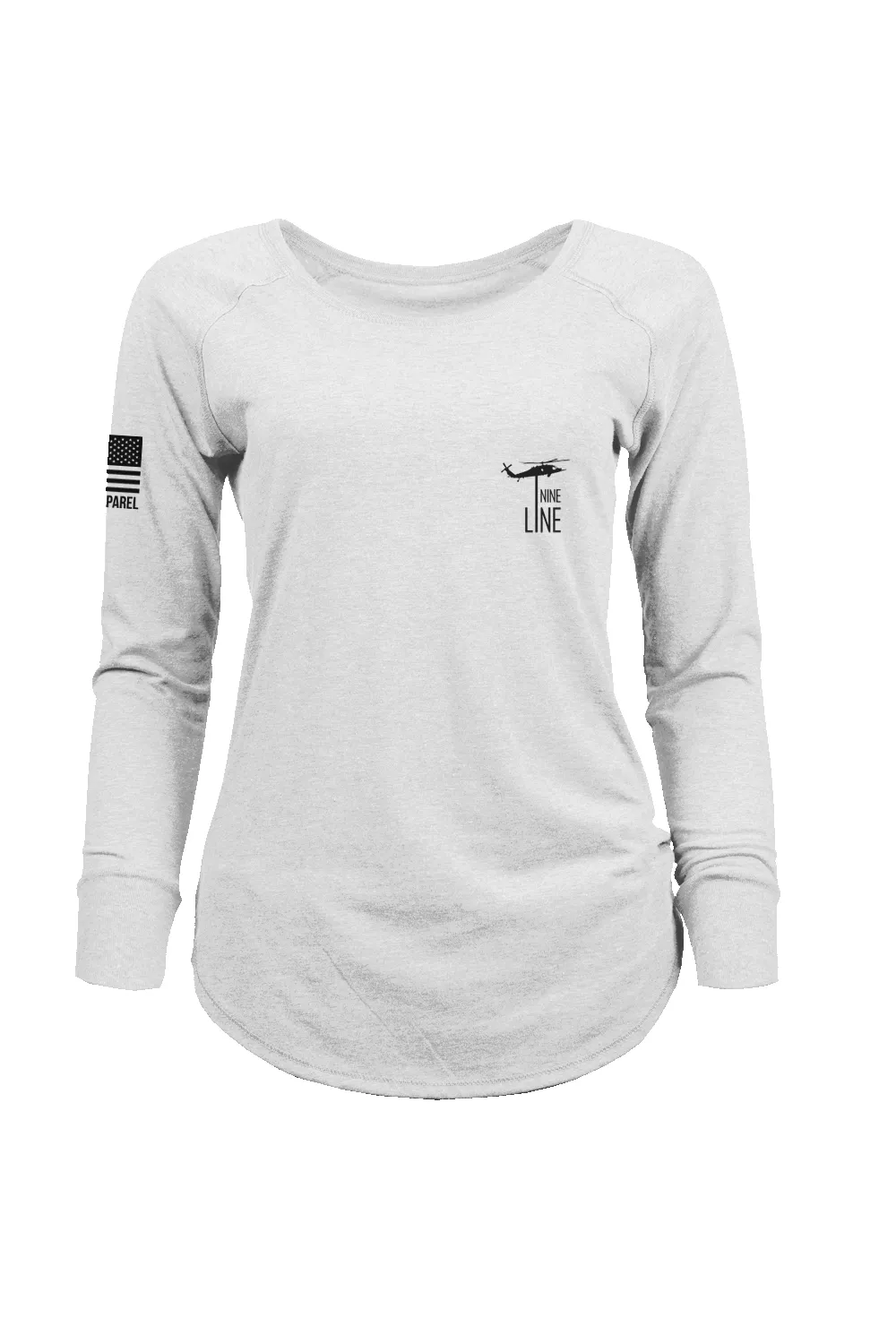 Core Dropline - Women's Long Sleeve Shirt sold by Nine Line product image thumbnail 3