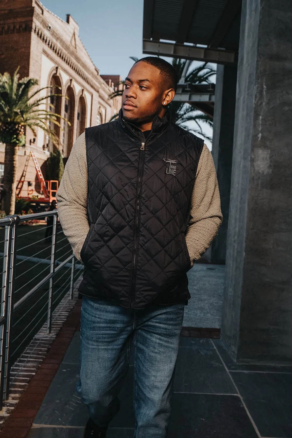 Vintage Quilted Vest sold by Nine Line product image thumbnail 3