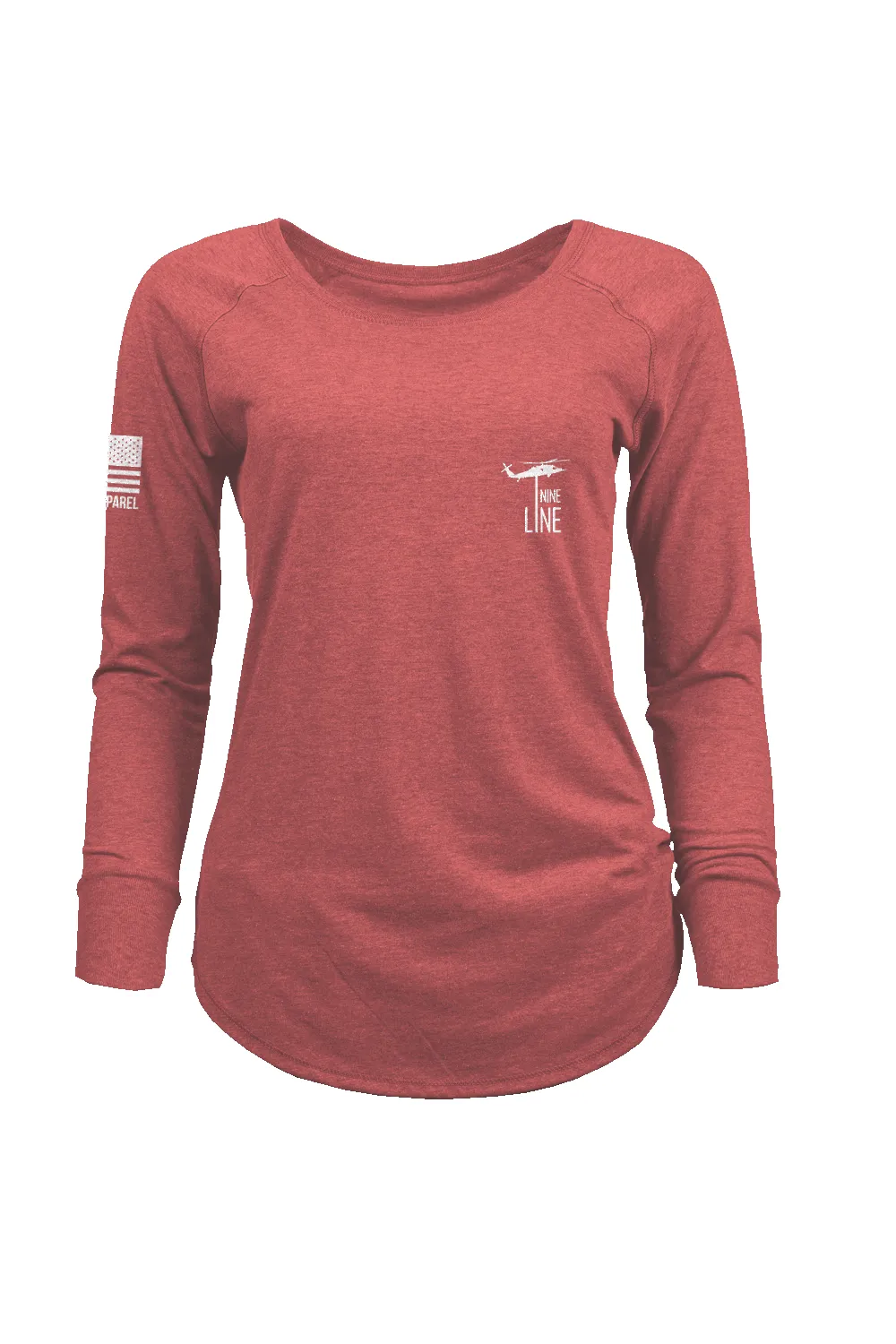 Core Dropline - Women's Long Sleeve Shirt sold by Nine Line
