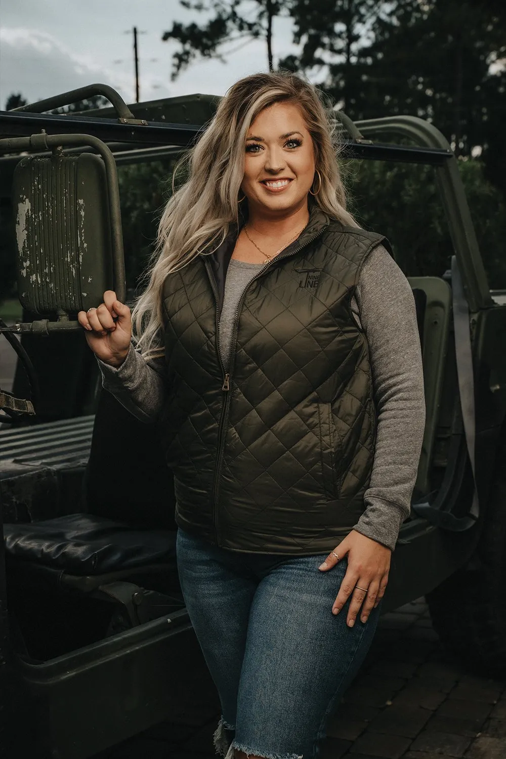 Vintage Quilted Vest sold by Nine Line product image thumbnail 4