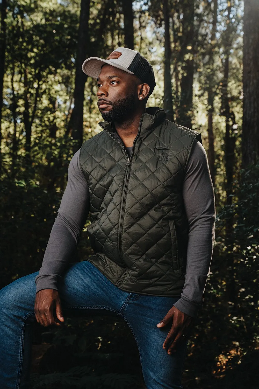 Vintage Quilted Vest sold by Nine Line product image thumbnail 2