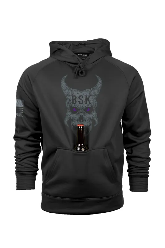 BSK Horns | Undertaker - Raglan Tailgater Hoodie sold by Nine Line