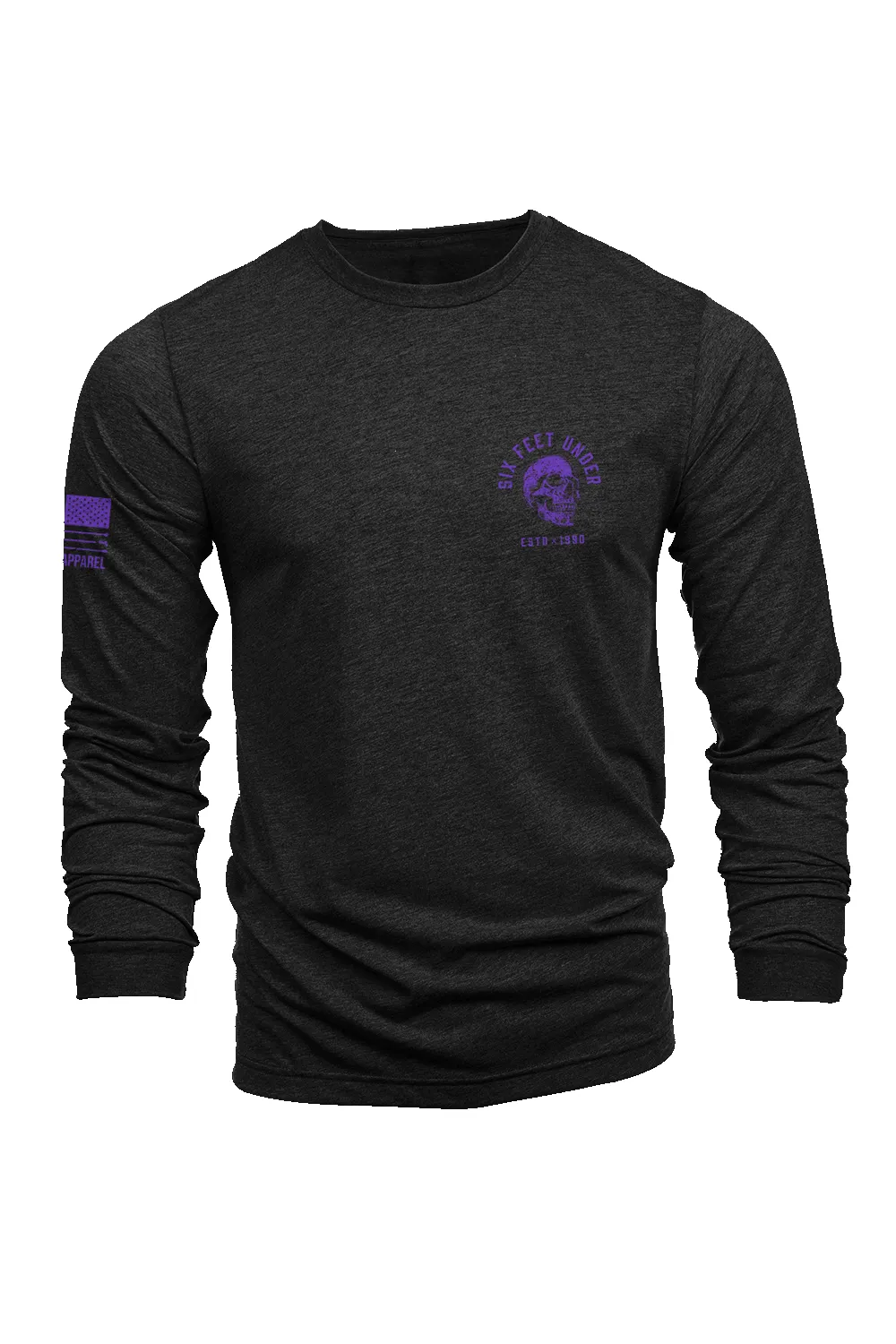 Coffin Flag - Long Sleeve T-Shirt sold by Nine Line product image thumbnail 2