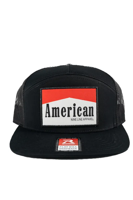 American 7-Panel Richardson Trucker Hat sold by Nine Line