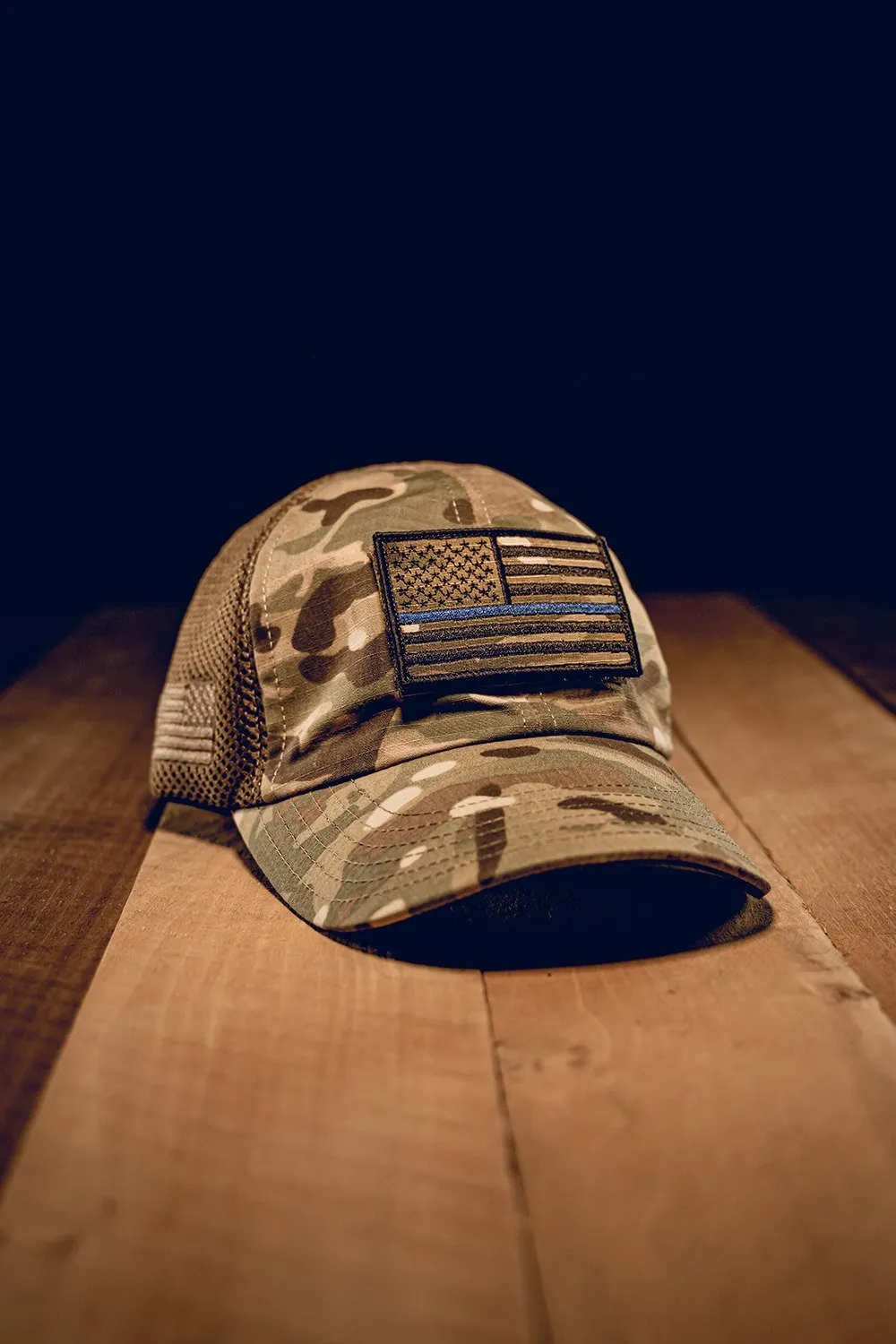 American Made Mesh Back Hat with Patch sold by Nine Line product image thumbnail 4