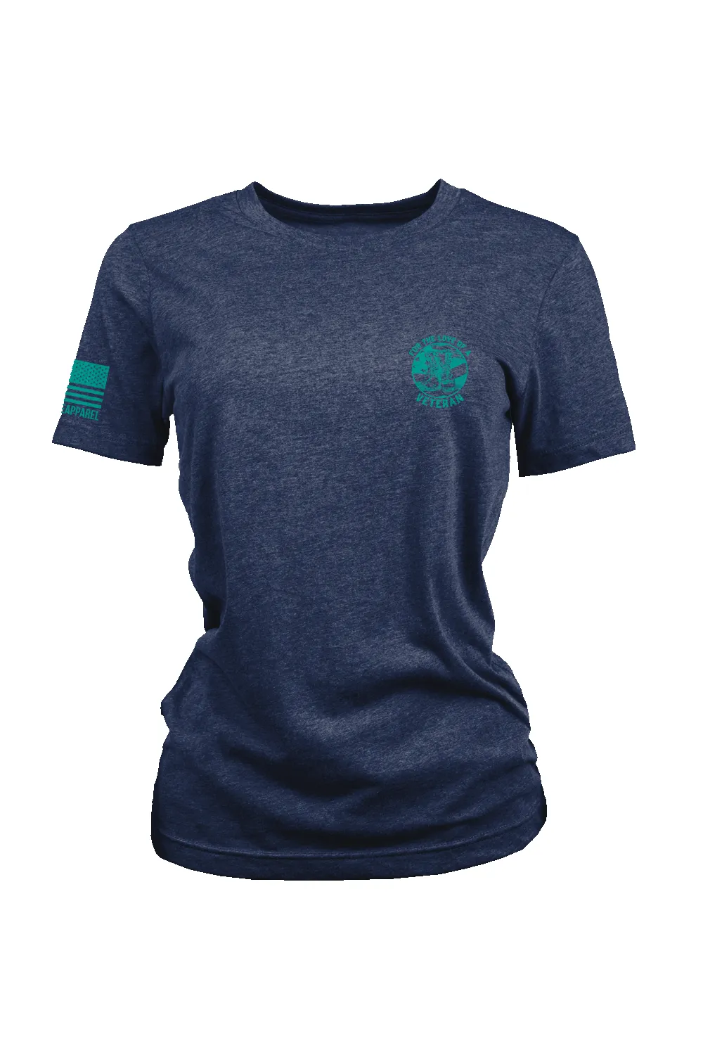 Women's Tri-Blend T-Shirt - PTS Awareness Month - For the Love of a Veteran sold by Nine Line product image thumbnail 4