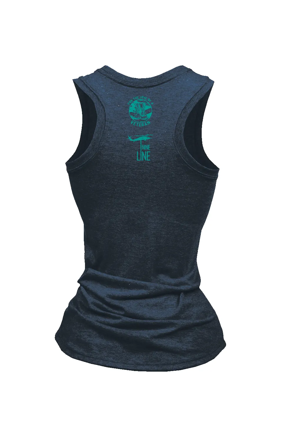 Women's Racerback Tank - PTS Awareness Month - For the Love of a Veteran sold by Nine Line product image thumbnail 4