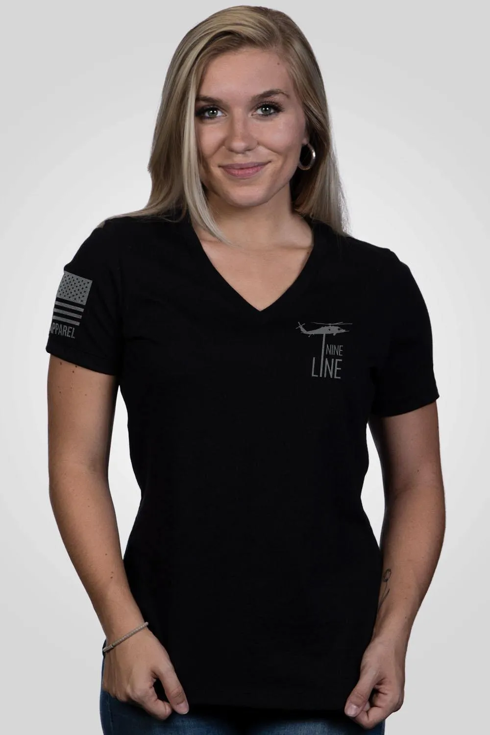 Grit and Grace - Women's Relaxed Fit V-Neck Shirt sold by Nine Line product image thumbnail 4