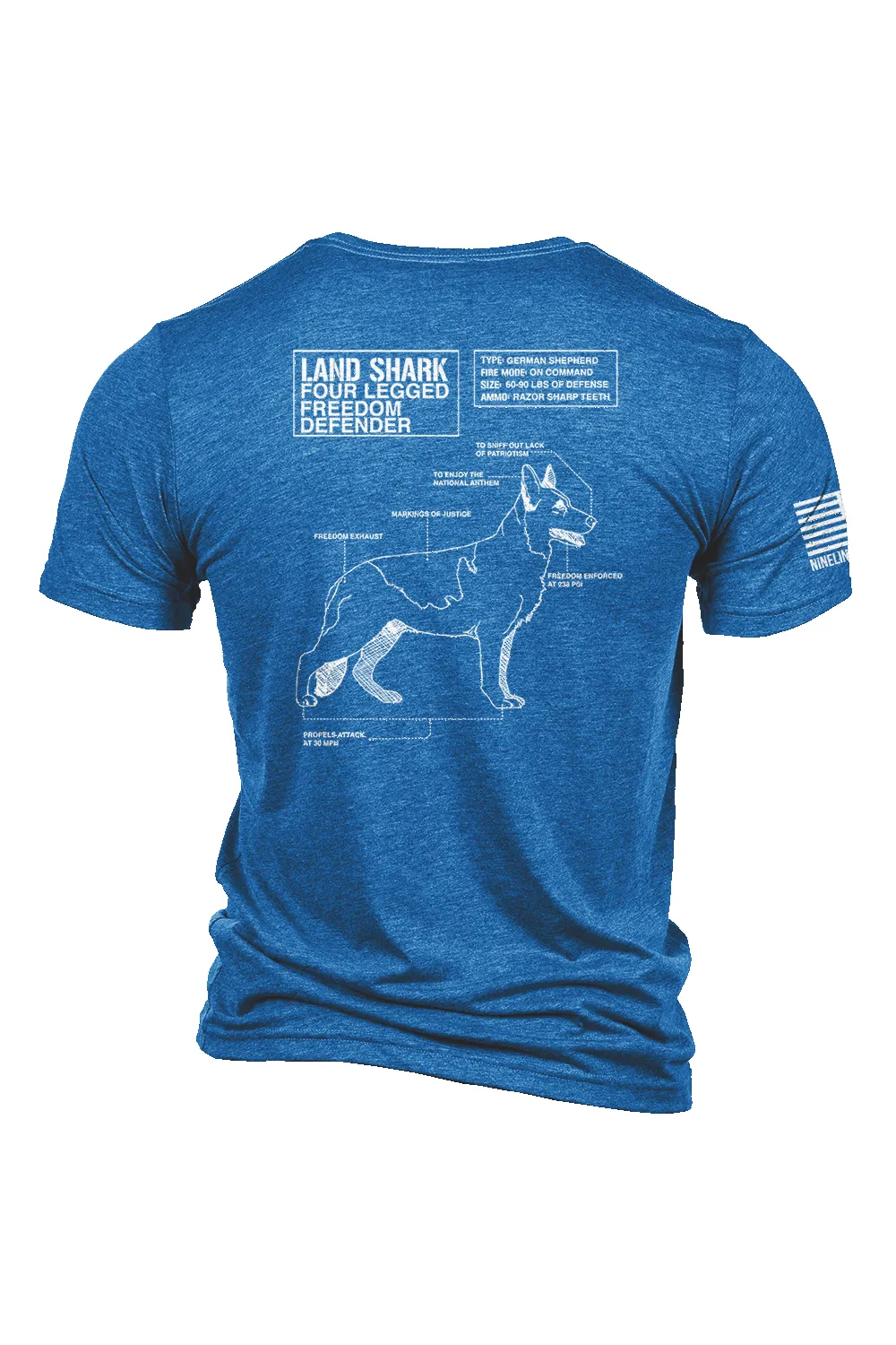 Land Shark - T-Shirt sold by Nine Line