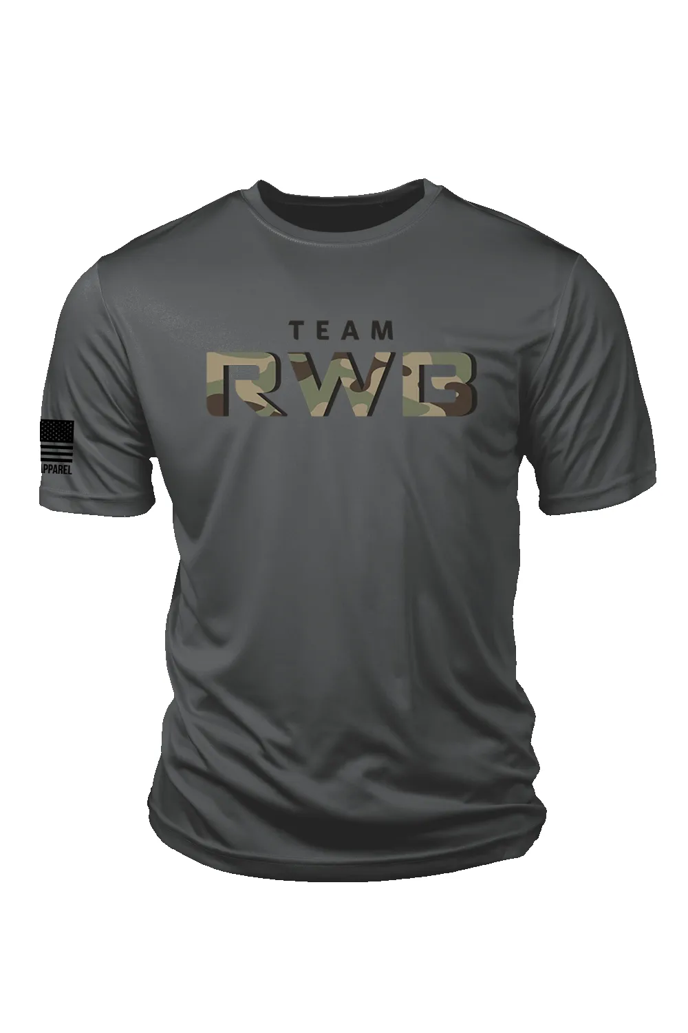 Men's Moisture Wicking T-Shirt - Team RWB Camo sold by Nine Line