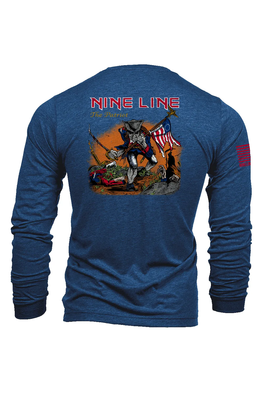 The Patriot - Long-Sleeve T-Shirt sold by Nine Line product image thumbnail 3