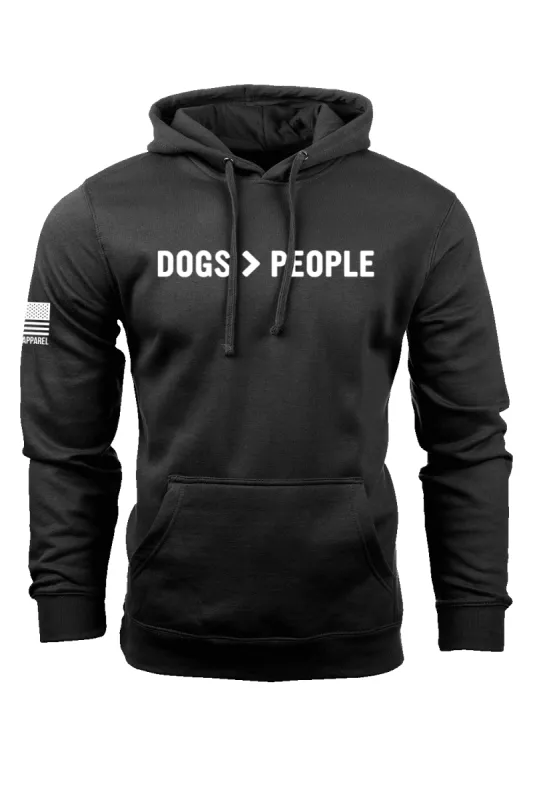 Dogs > People - Hoodie sold by Nine Line