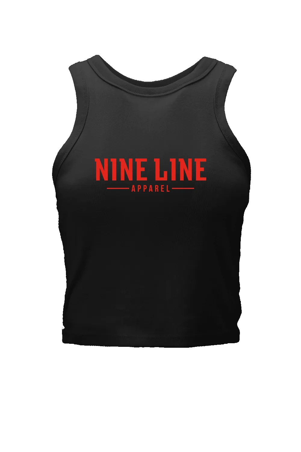 NLA Basic Red Logo - Crop Tank sold by Nine Line product image thumbnail 3