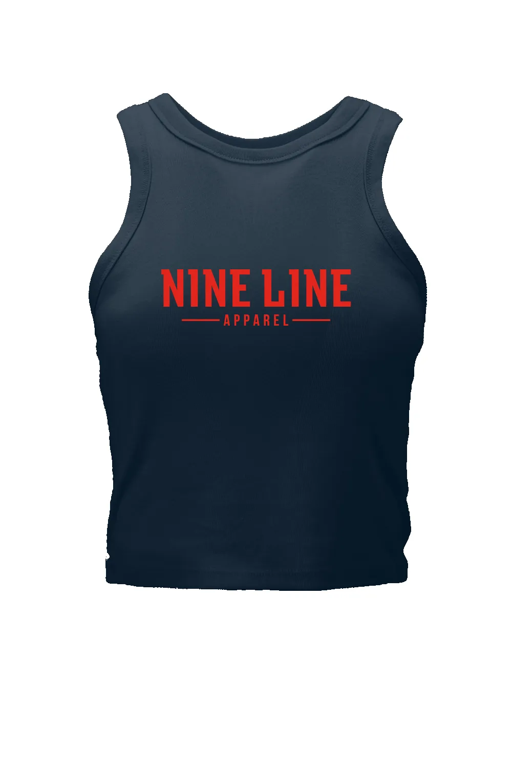 NLA Basic Red Logo - Crop Tank sold by Nine Line