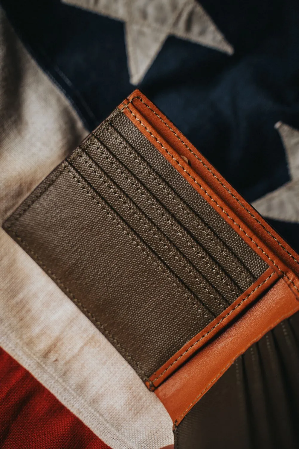 Smith & Wesson Leather & Wax Canvas Bi-Fold Wallet sold by Nine Line product image thumbnail 5