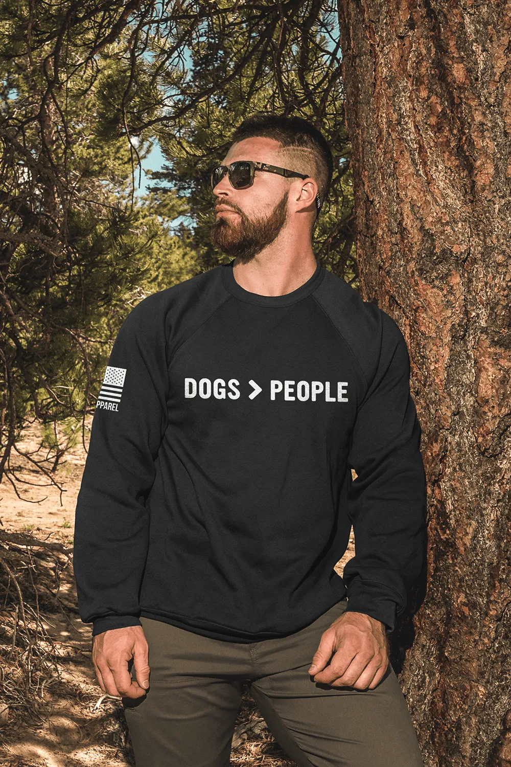 Dogs > People - Sweatshirt sold by Nine Line product image thumbnail 3
